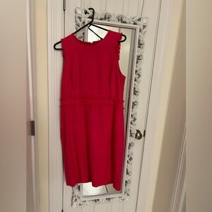 Hot Pink Tweed J. Crew Dress